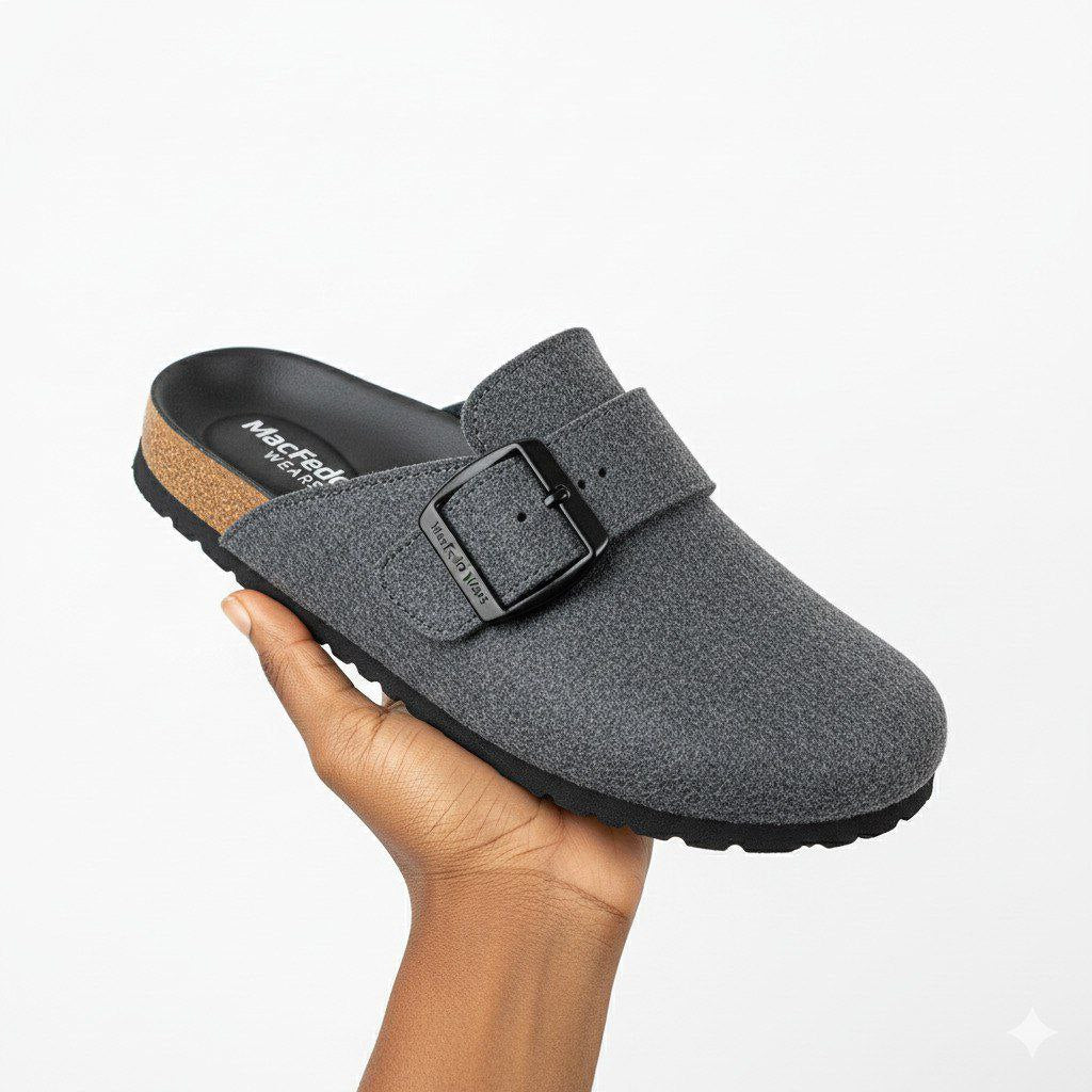 Macfedo Urban Suede Halfshoe – Grey