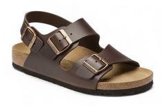 Macfedo Brown Triple-Buckle Leather Sandal – Heritage Strength Edition