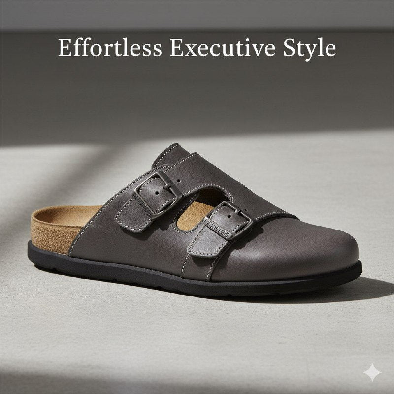 Macfedo Nude Double-Buckle Cover Halfshoe – Refined Statement Edition