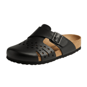 Macfedo Perforation Halfshoe  Slippers with Belt – Distinctive Elegance Edition